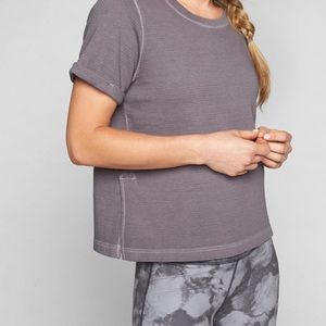NWT-Athleta Restore Sweatshirt-Grey-Small